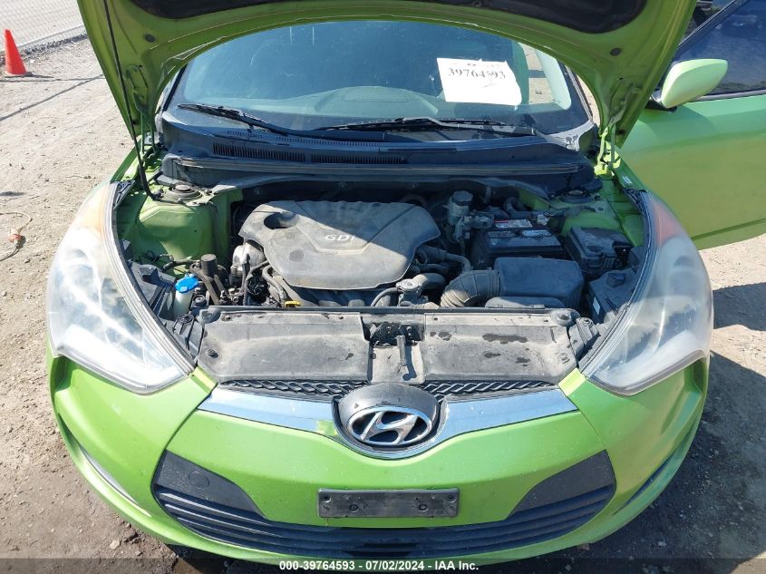 2012 Hyundai Veloster Base W/Black VIN: KMHTC6AD8CU021082 Lot: 39764593