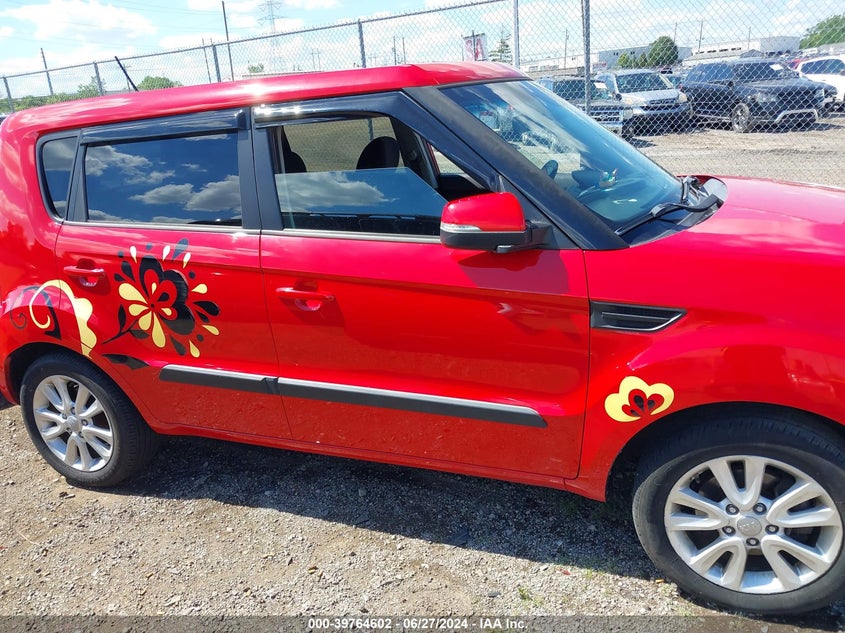 2013 Kia Soul + VIN: KNDJT2A62D7559492 Lot: 39764602