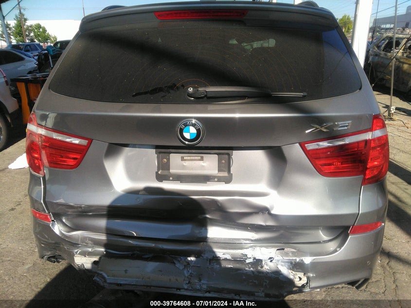 2017 BMW X3 xDrive35I VIN: 5UXWX7C59H0U39701 Lot: 39764608