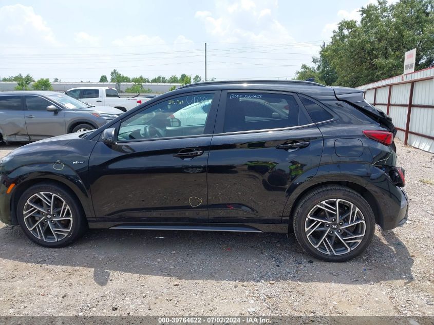 KM8K3CA35NU866928 2022 Hyundai Kona N Line