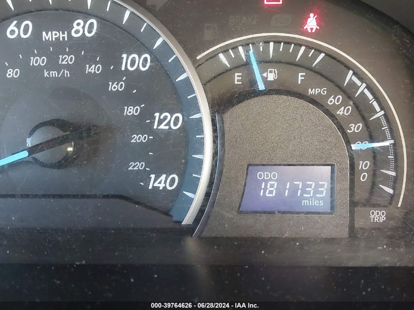 2012 Toyota Camry Le VIN: 4T1BF1FKXCU123125 Lot: 39764626