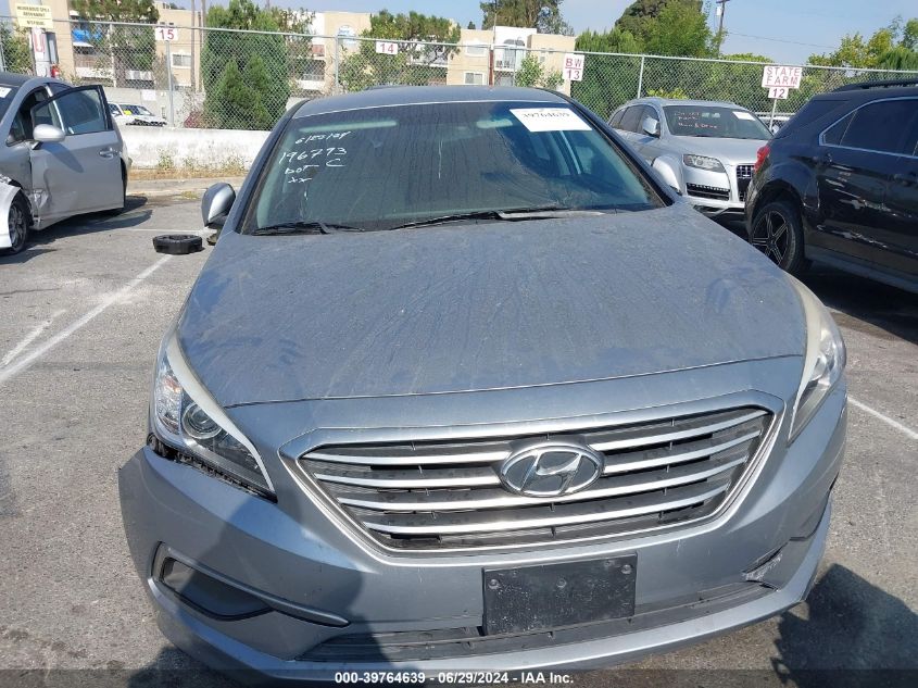 2017 Hyundai Sonata Se VIN: 5NPE24AF1HH503870 Lot: 39764639