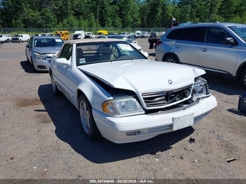 2000 Mercedes-Benz Sl 500 500 VIN: WDBFA68F9YF191024 Lot: 39764648