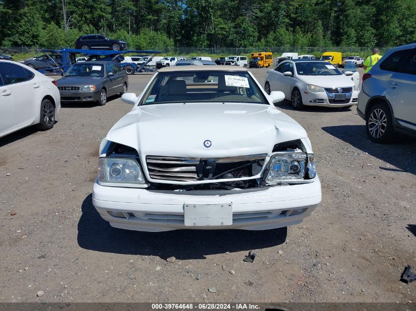 2000 Mercedes-Benz Sl 500 500 VIN: WDBFA68F9YF191024 Lot: 39764648