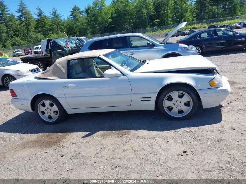 2000 Mercedes-Benz Sl 500 500 VIN: WDBFA68F9YF191024 Lot: 39764648