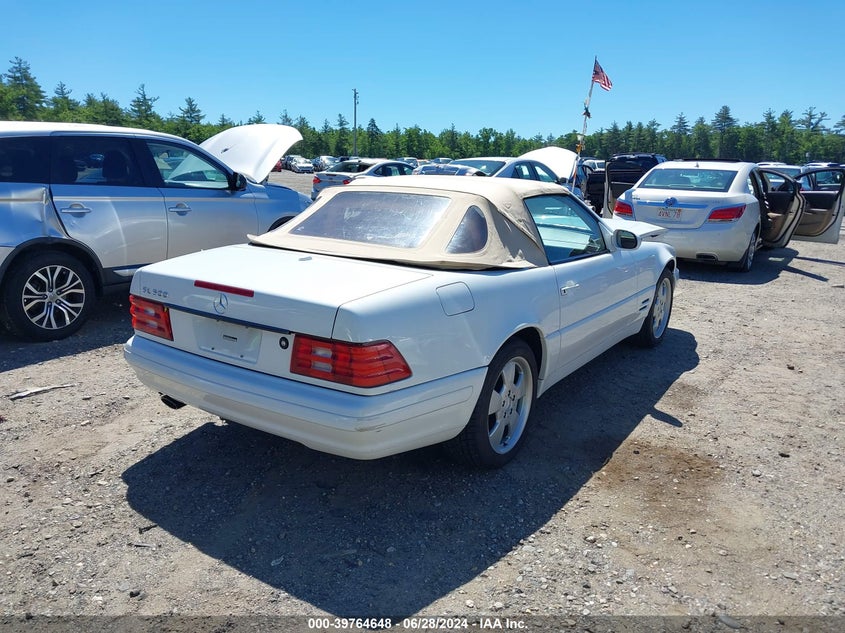 2000 Mercedes-Benz Sl 500 500 VIN: WDBFA68F9YF191024 Lot: 39764648