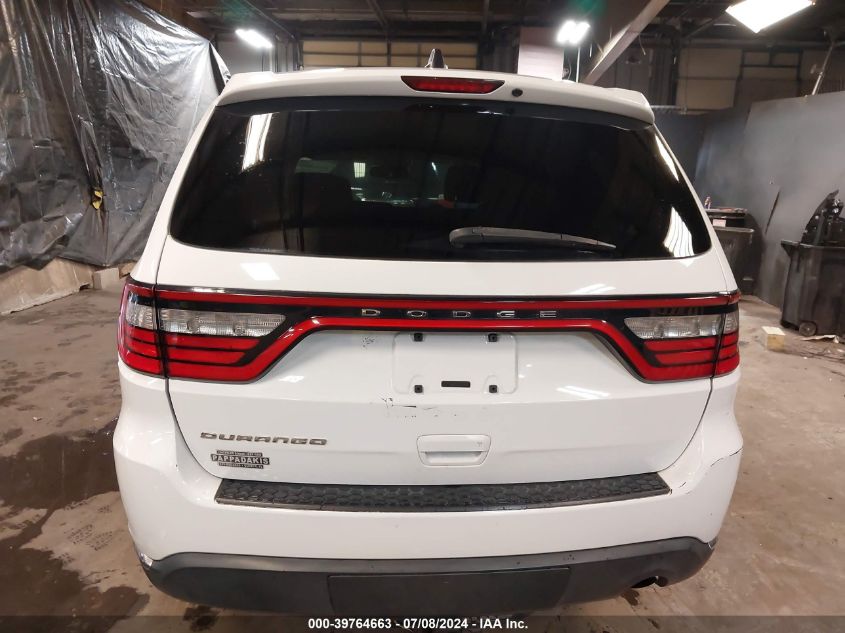 2016 DODGE DURANGO SXT - 1C4RDHAG8GC387198