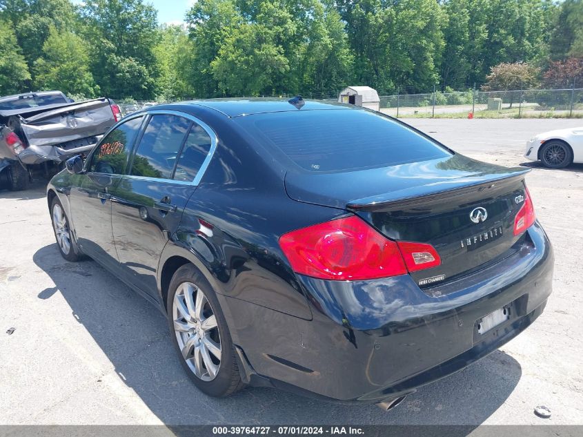 2011 Infiniti G37X Sport Appearance Edition VIN: JN1CV6AR5BM406126 Lot: 39764727