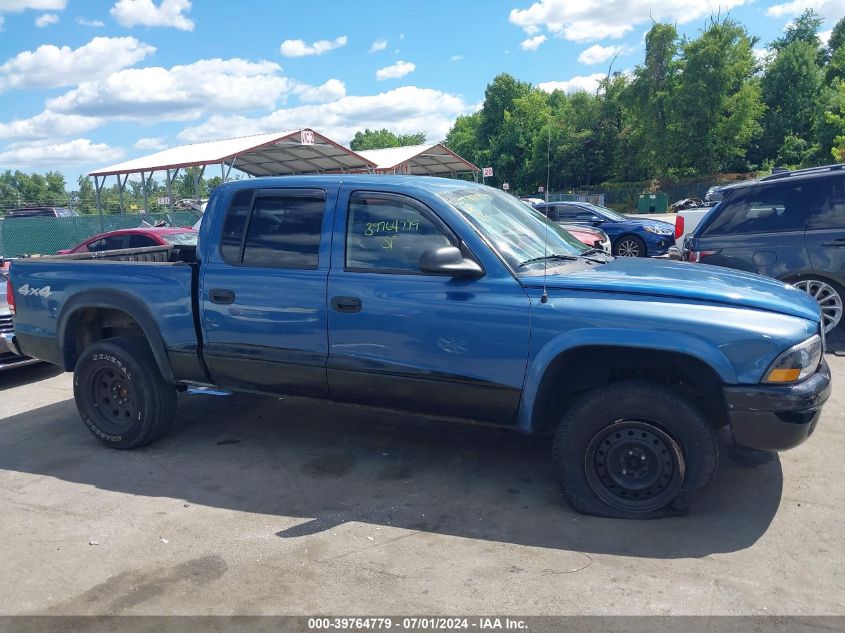 2004 Dodge Dakota Slt VIN: 1D7HG48N64S500959 Lot: 39764779