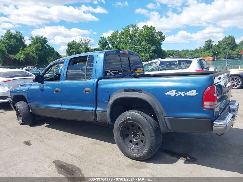 2004 Dodge Dakota Slt VIN: 1D7HG48N64S500959 Lot: 39764779