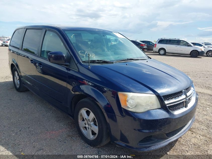 2013 Dodge Grand Caravan Sxt VIN: 2C4RDGCG4DR580572 Lot: 39764785