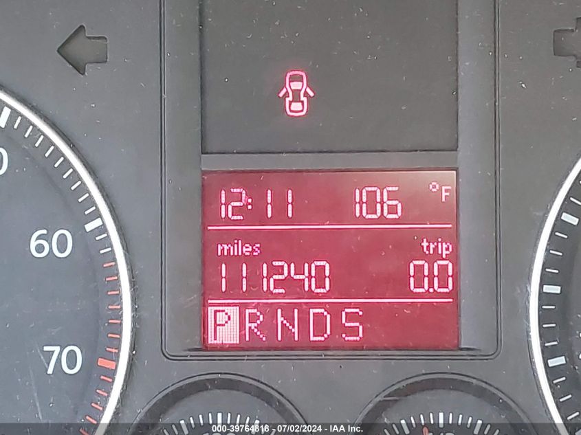 2009 Volkswagen Jetta S VIN: 3VWJZ71K89M058111 Lot: 39764818