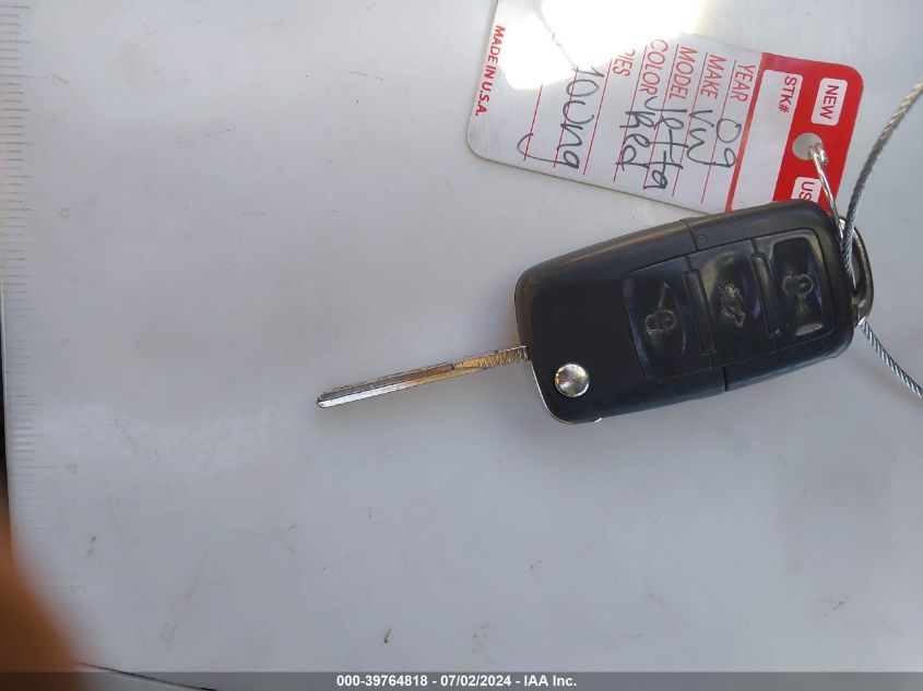 2009 Volkswagen Jetta S VIN: 3VWJZ71K89M058111 Lot: 39764818