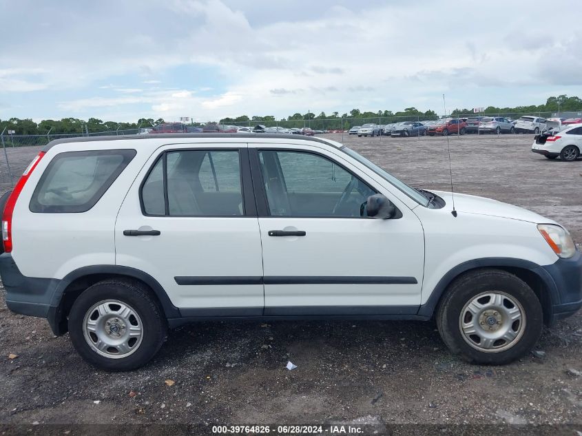 2005 Honda Cr-V Lx VIN: SHSRD68525U302468 Lot: 39764826