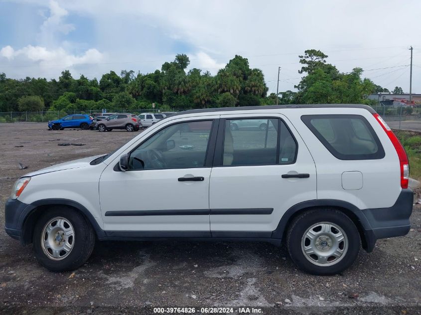 2005 Honda Cr-V Lx VIN: SHSRD68525U302468 Lot: 39764826