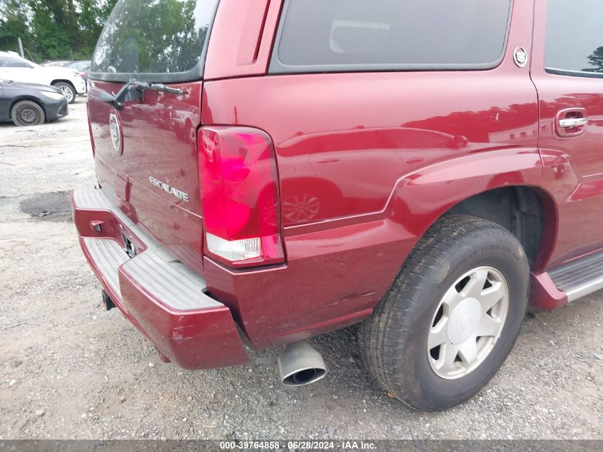 2002 Cadillac Escalade Standard VIN: 1GYEK63N12R222663 Lot: 39764858