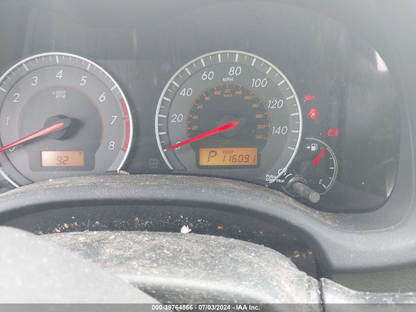 2010 Toyota Corolla S VIN: 2T1BU4EE8AC291833 Lot: 39764866