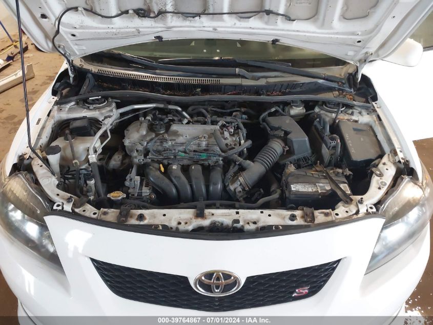 2009 Toyota Corolla S VIN: 2T1BU40E59C021722 Lot: 39764867