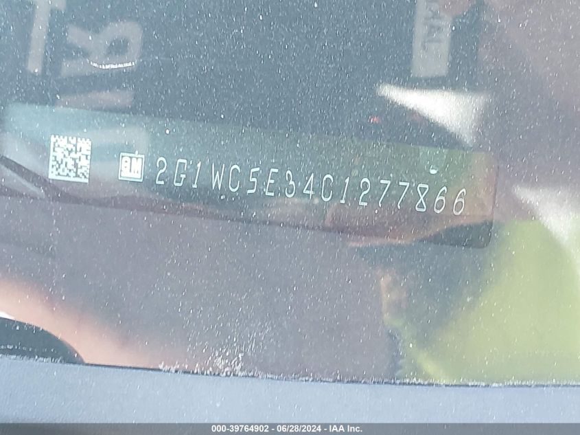 2012 Chevrolet Impala Ltz VIN: 2G1WC5E34C1277866 Lot: 39764902