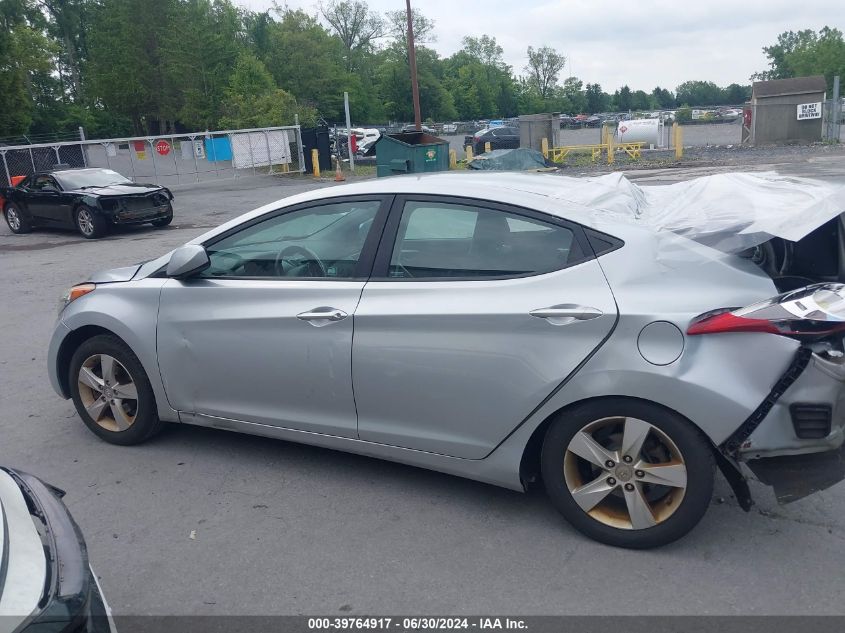 2013 Hyundai Elantra Gls VIN: 5NPDH4AE9DH269862 Lot: 39764917