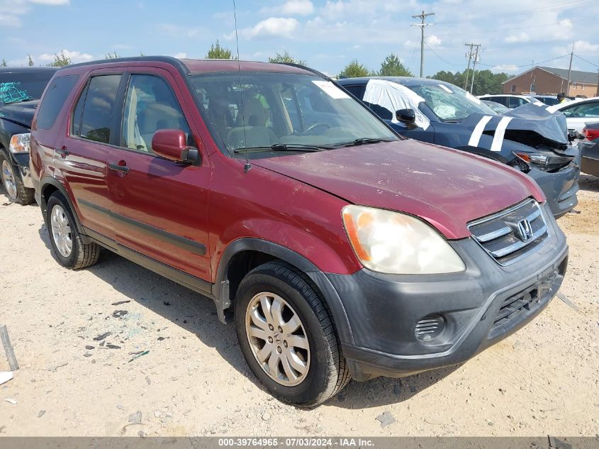 2005 Honda Cr-V Ex VIN: SHSRD788X5U314920 Lot: 39764965