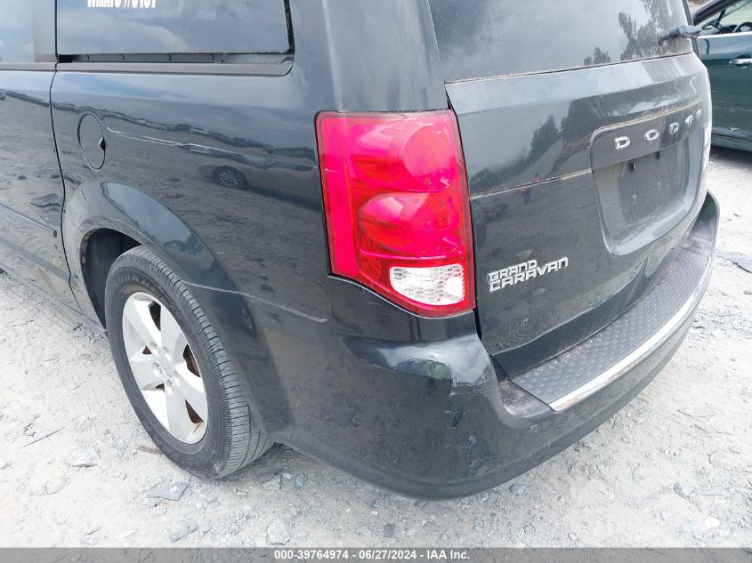 2013 Dodge Grand Caravan Se VIN: 2C4RDGBG5DR567959 Lot: 39764974