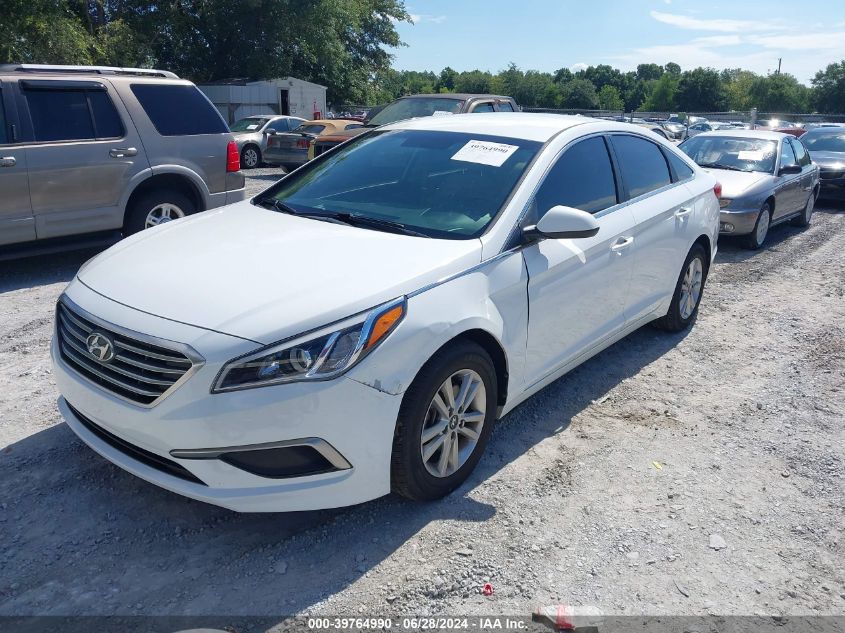 2017 Hyundai Sonata Se VIN: 5NPE24AF0HH594517 Lot: 39764990