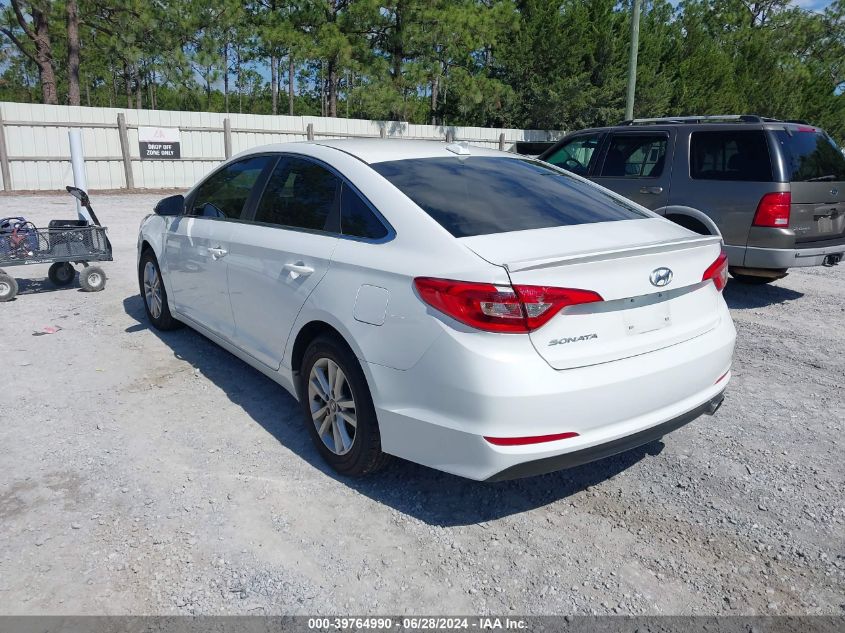 2017 Hyundai Sonata Se VIN: 5NPE24AF0HH594517 Lot: 39764990