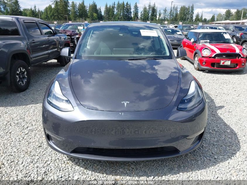 2021 Tesla Model Y Performance Dual Motor All-Wheel Drive VIN: 5YJYGDEF8MF251410 Lot: 39765009