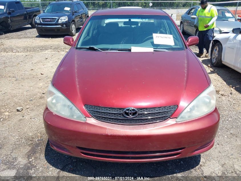2003 Toyota Camry Le VIN: 4T1BE32K03U139354 Lot: 39765031