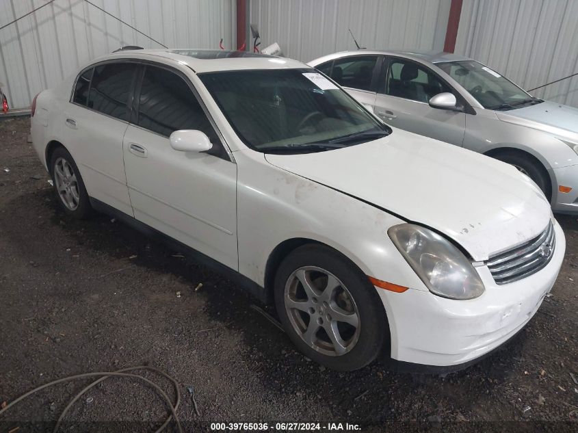 JNKCV51E63M313152 | 2003 INFINITI G35