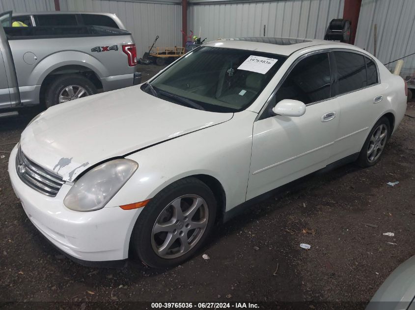 JNKCV51E63M313152 | 2003 INFINITI G35