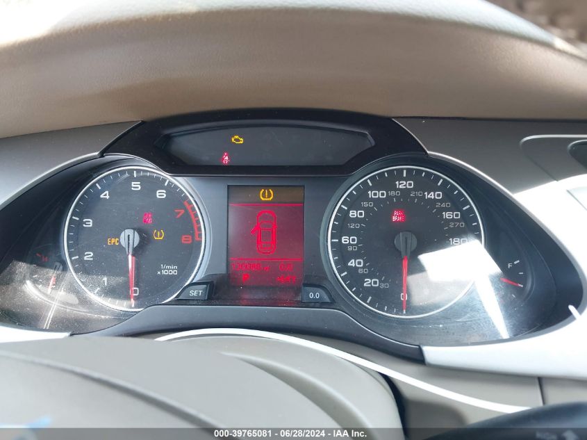 2010 Audi A4 2.0T Premium VIN: WAUFFAFL0AA046923 Lot: 39765081