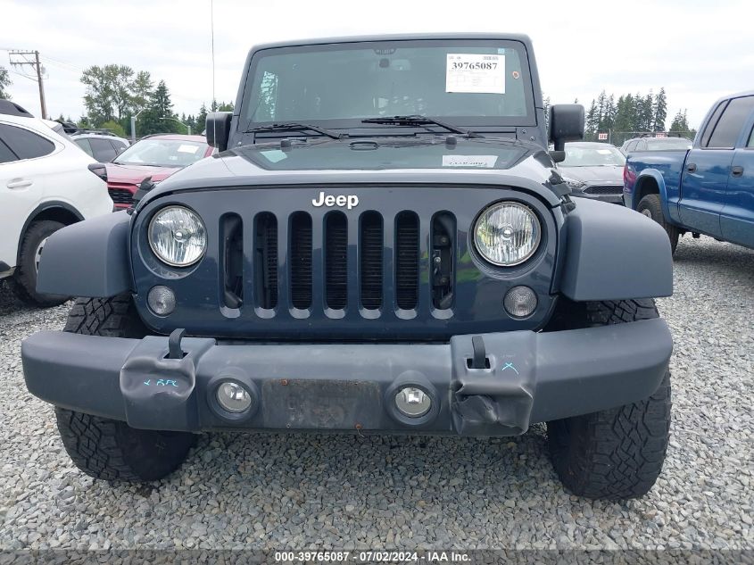 2016 Jeep Wrangler Unlimited Sport VIN: 1C4BJWDG6GL293296 Lot: 39765087