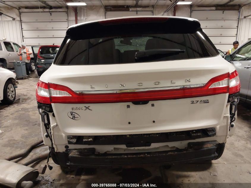 2016 Lincoln Mkx VIN: 2LMCJ8LP3GBL75441 Lot: 39765088