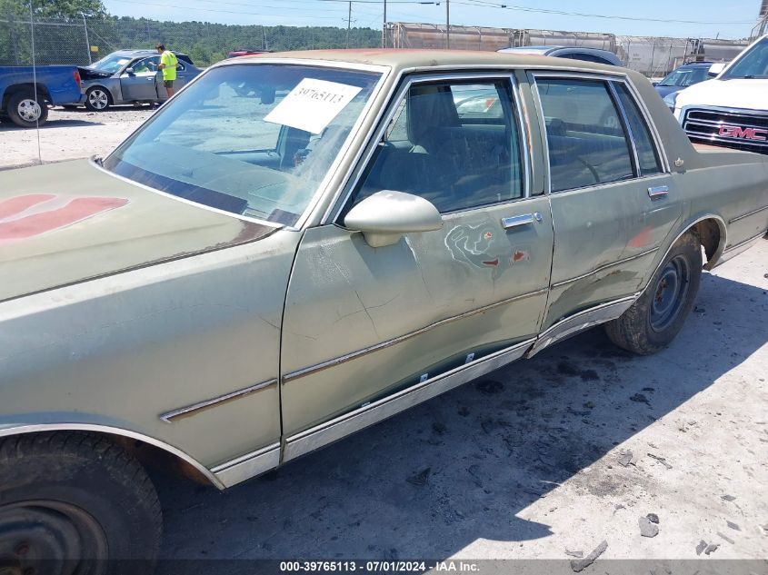 1987 Chevrolet Caprice Classic VIN: 1G1BN51H3H9102517 Lot: 39765113