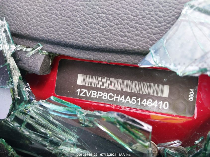 2010 Ford Mustang Gt/Gt Premium VIN: 1ZVBP8CH4A5146410 Lot: 39765122