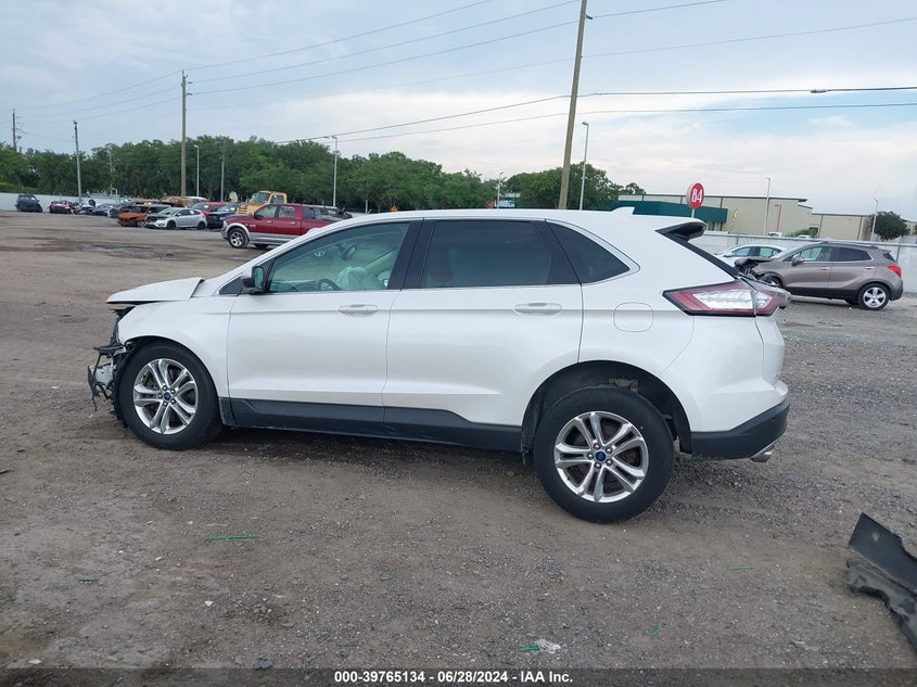 2015 Ford Edge Sel VIN: 2FMTK4J92FBB49802 Lot: 39765134