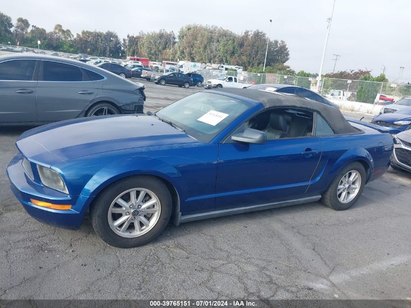 2007 Ford Mustang V6 Deluxe/V6 Premium VIN: 1ZVHT84N675306029 Lot: 39765151