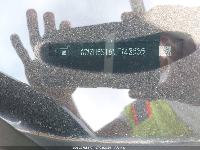 2020 Chevrolet Malibu Fwd Lt VIN: 1G1ZD5ST6LF148535 Lot: 39765177
