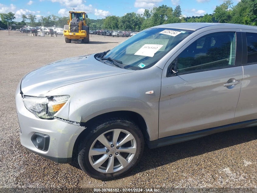 2015 Mitsubishi Outlander Sport Es VIN: 4A4AP3AU6FE027243 Lot: 39765182