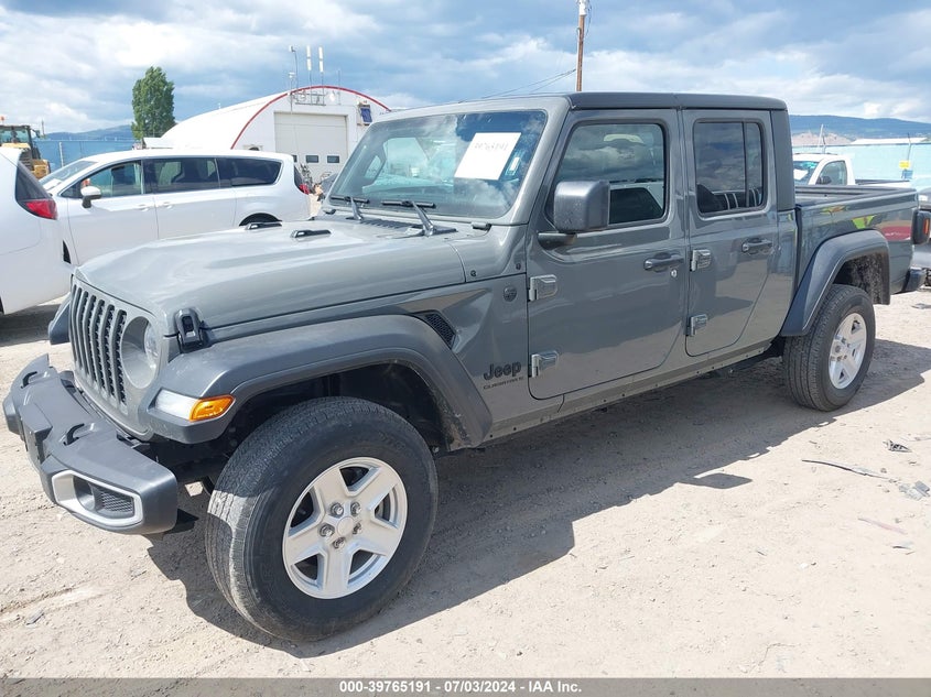 VIN 1C6HJTAG6PL523911 2023 JEEP GLADIATOR SPORT S 4X4