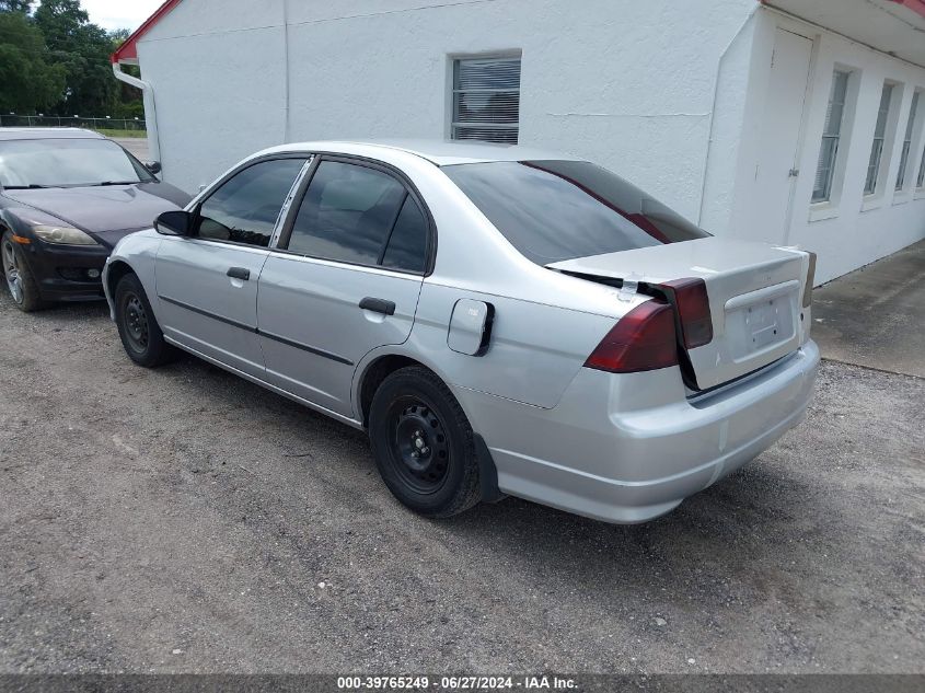 2HGES16385H566256 | 2005 HONDA CIVIC