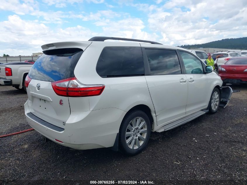 2015 Toyota Sienna Xle 7 Passenger VIN: 5TDDK3DC6FS122272 Lot: 39765255