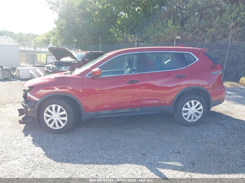 2017 Nissan Rogue S VIN: 5N1AT2MV0HC876201 Lot: 39765257