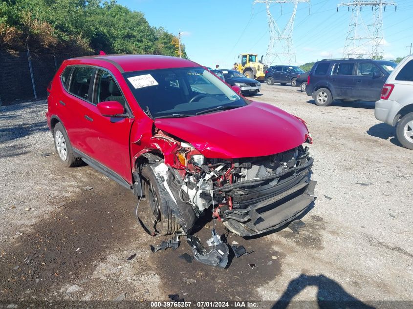 2017 Nissan Rogue S VIN: 5N1AT2MV0HC876201 Lot: 39765257