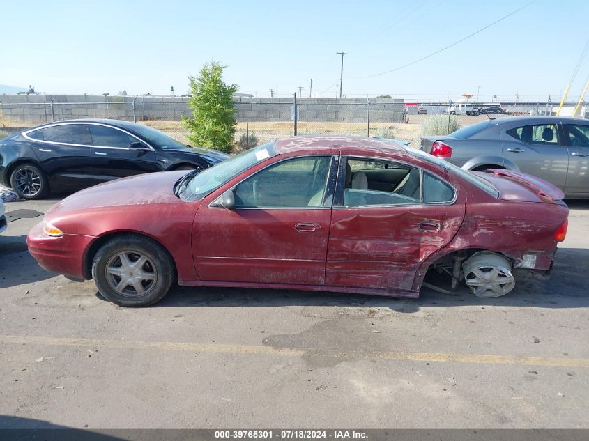 2003 Oldsmobile Alero Gl1 VIN: 1G3NL52F43C109642 Lot: 39765301