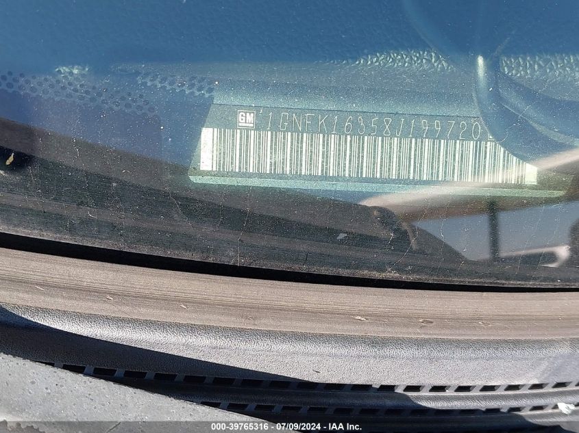 2008 Chevrolet Suburban 1500 Lt VIN: 1GNFK16358J199720 Lot: 39765316