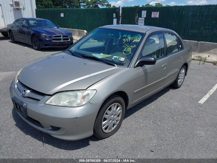 2HGES16534H502691 | 2004 HONDA CIVIC