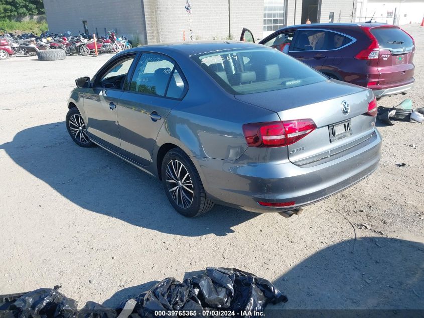 2018 Volkswagen Jetta VIN: 3VWDB7AJ6JM237843 Lot: 39765365